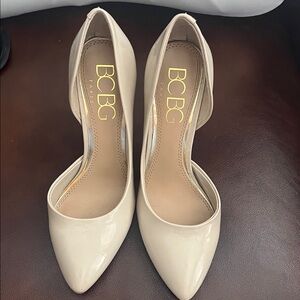 BCBG Women's Beige Heels
